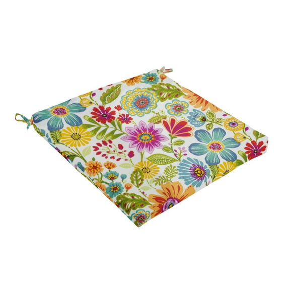 Sorra Home Multi Floral Indoor/Outdoor Cushion, Bristol