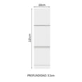 thumbnail image 3 of Mueble Despensa Madesa Glamy 3 Puertas G26607GL Blanco, 3 of 8