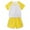 Yellow, variant on MHZLDYZ Girl Clothes Size 6 Kids Infant Child Toddler Baby Boys Girls Long Sleeve Cute Sweatshirt Pullover Tops Patchwork Trousers Pants Outfit Set 2Pcs Clothes Kids Summer Clothes (Pink,140)