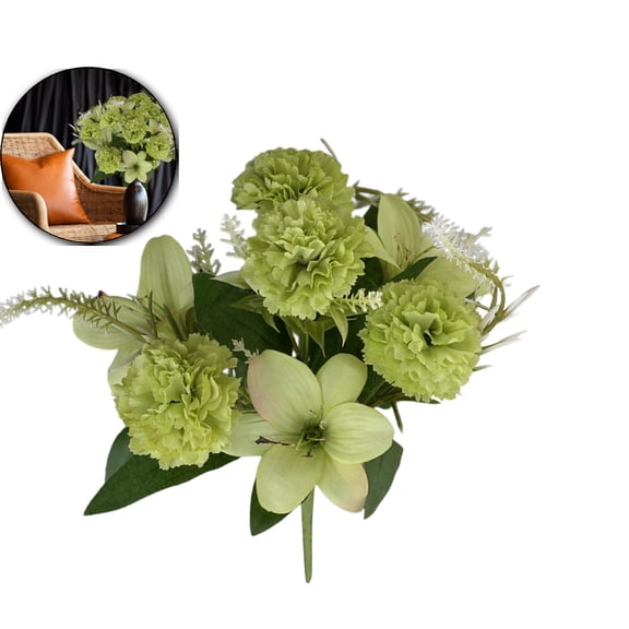 VQPeo Realistic Artificial Wedding Bouquet, Handheld Imitation Flower Arrangement, Home Decor Wall Floral Accent for Parties & Ceremonies