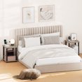 thumbnail image 2 of Furinno SIMPLISTIC Set of 2. 2-Tier Nightstand. Easy Assembly. French Oak, 2 of 5