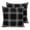 Black, Gray, White, variant on Pillow Covers 20x20 Set of 2, Red Checkered Throw Pillow Covers Decorative Couch Cushion Cover, Farmhouse Buffalo Plaid Modern Microfiber Soft Square Pillowcases for Bedroom Living Room Sofa