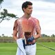 thumbnail image 3 of Fotbe Makeup Brush on Pink Glitter Camiseta Polo de Golf para Hombre con Estampado – Camisa Deportiva Transpirable con Cuello Abotonado-Medium, 3 of 6