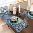 thumbnail image 6 of Placemats Set Of 4 / 6, Paisley Pattern No.90130 Placemats For Dining Table Indoor/Outdoors Heat Resistant Washable Placemats 18" X 12", 6 of 8