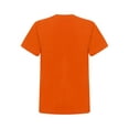 thumbnail image 2 of YUUMIN Boys Girls Short Sleeve Crew Neck T-Shirt Athletic Running Active Performance Tee Top Orange 100, 2 of 6