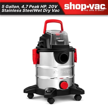 Shop-Vac 20V 5G Wet Dry Vac (4.0Ah)