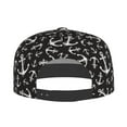 thumbnail image 4 of Haiem Anchor Classic Snapback Cap Flat Bill Hat Baseball Cap Adjustable Size Cotton Dad Hat, 4 of 9