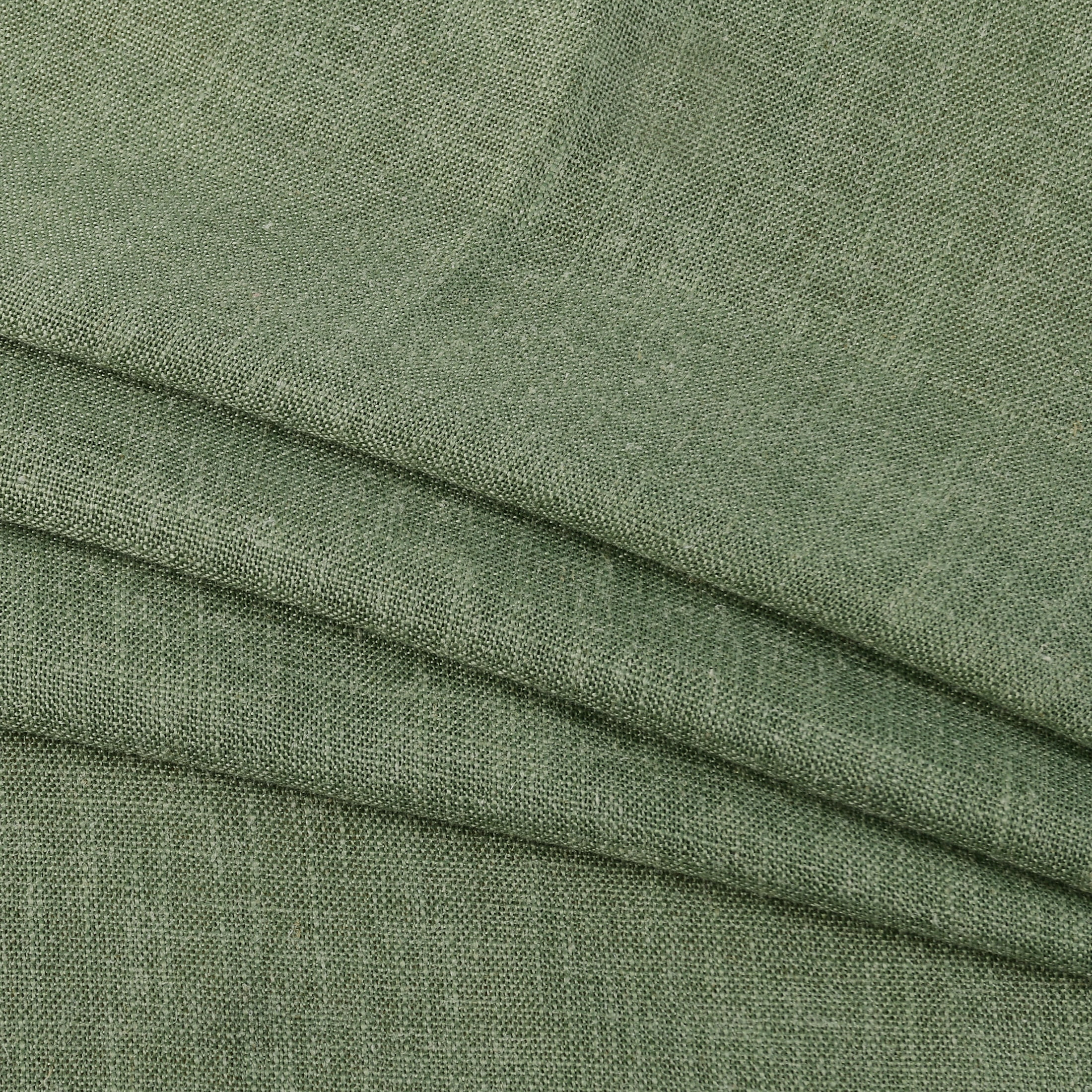 Better Homes & Gardens Light Filtering Linen Blend Rod Pocket Curtain, Single Panel, Dark Cilantro, 50" W x 95" L
