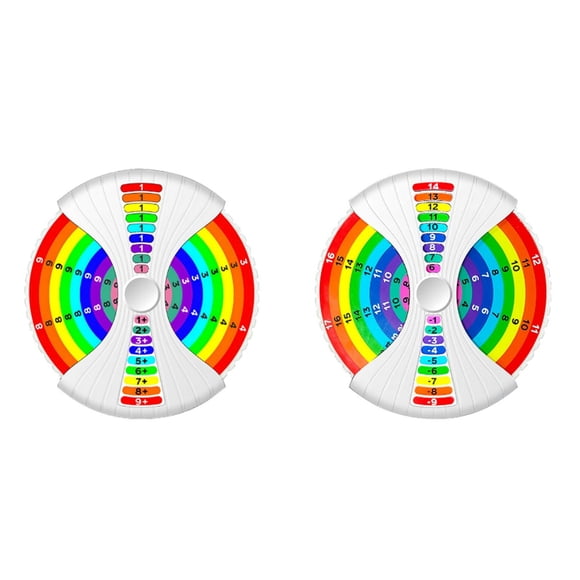 B Math Learning Fidget Spinner Toy, Rotating Number Panel For Calculation Practice, Portable Educational Arithmetic Tool For Kids Adults