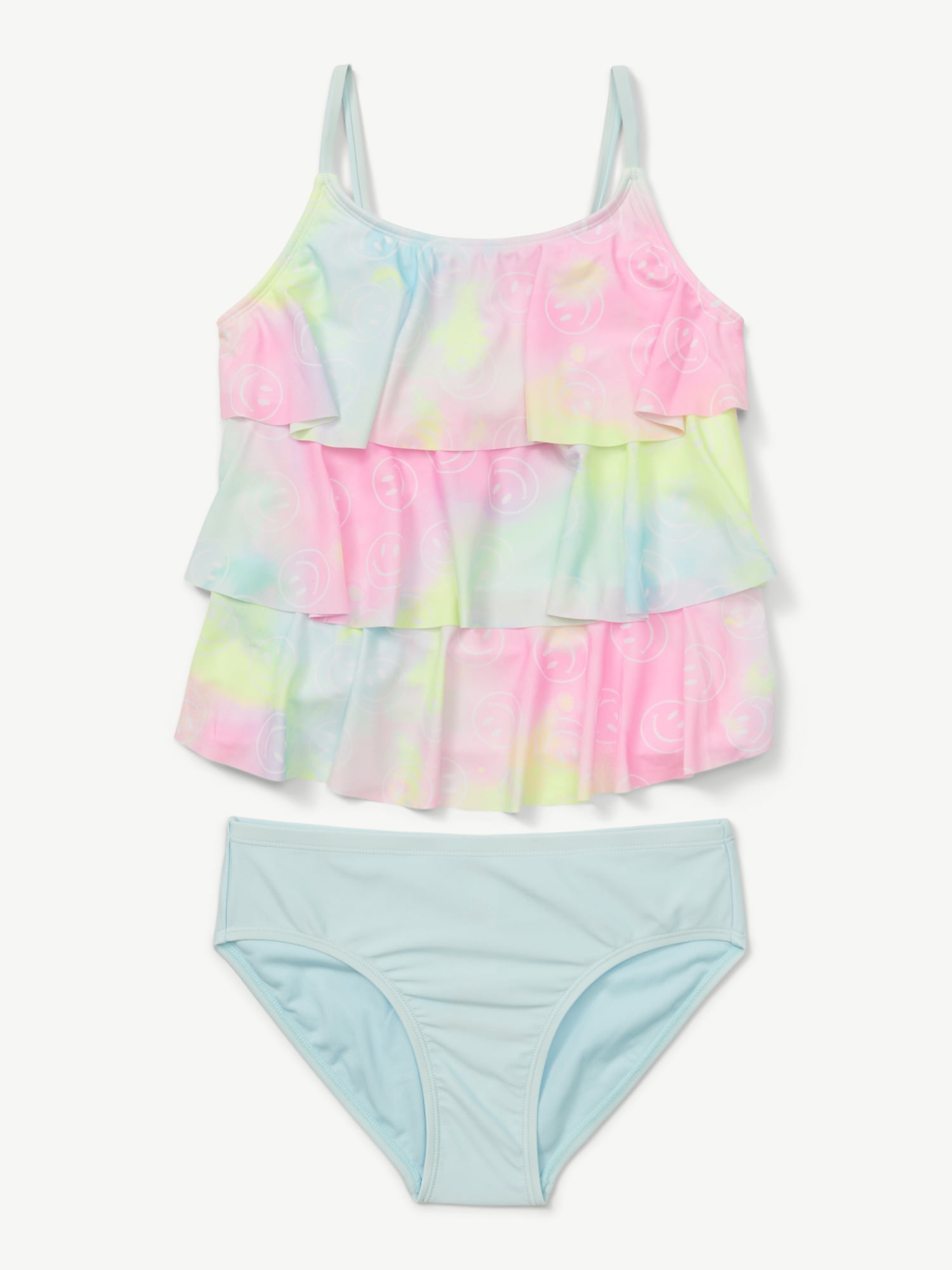 Justice Girls 2 piece Ruffle Tankini Swimsuit, sizes XS-XL