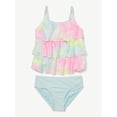 thumbnail image 4 of Justice Girls 2 piece Ruffle Tankini Swimsuit, sizes XS-XL, 4 of 6