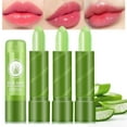 thumbnail image 1 of Fiudx Bálsamo Labial Que Cambia de Temperatura, Barra Hidratante con Aloe, Base de Labial Que Cambia de Color, Hidratación Nutritiva para Labios Suaves, Prebase de Maquillaje o Uso Independiente, Per, 1 of 6
