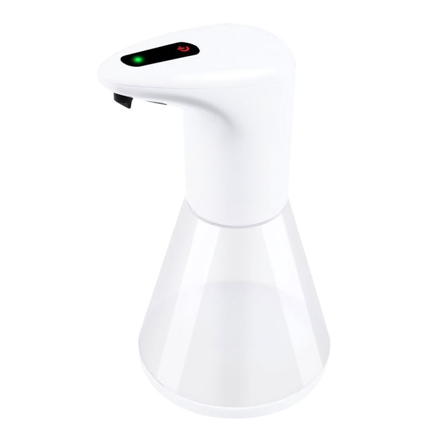 Automatic Soap Dispenser,Touchless Infrared Induction for Liquid Soap and Sanitizer,Smart Bathroom Dispenser,Battery Operated,Splash-Proof Design,White,16.23 fl oz