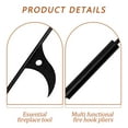 thumbnail image 6 of STRANDCHIC Black Steel Fireplace Poker - Portable, Fire Pit Tool for Home and Outdoor Use, 6 of 6