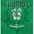 thumbnail image 2 of Florida Cute Flipflops Beach Vacation Women's Plus Size Graphic Tee Brisco Brands 5X, 2 of 3