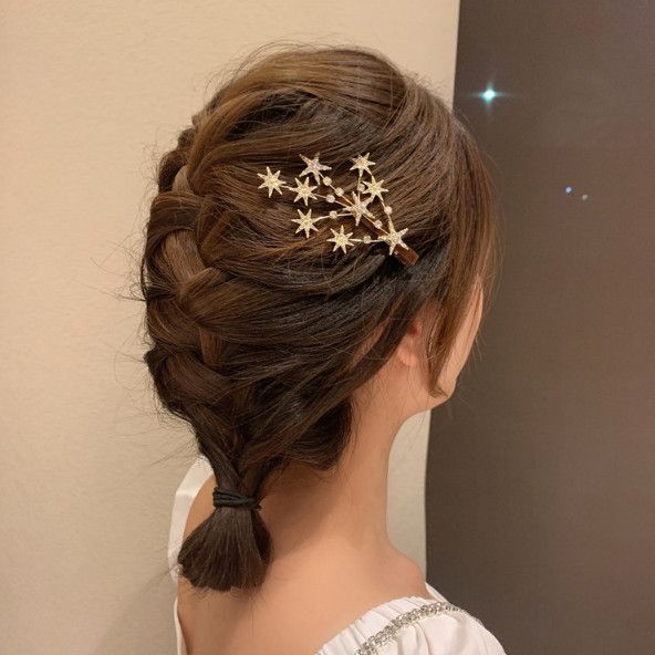 EKE Women’s Hair Clip Vintage Retro Back-Wear Elegant Hair Accessory with Fashion Texture