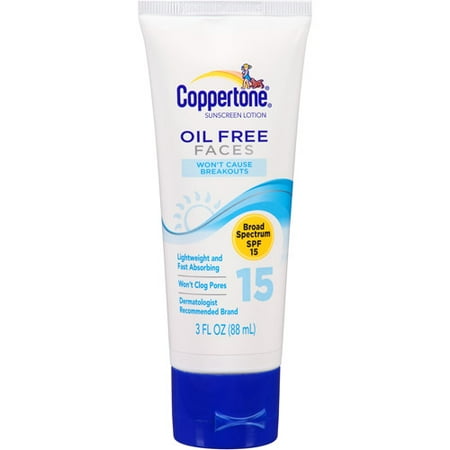 Coppertone Oil Free Faces Spf 15 Lotion
