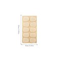 thumbnail image 4 of Parches para boquilla de clarinete, 10 Uds., almohadillas para instrumentos musicales, negro, blanco, agudos ventajosos/Alto/Tenor, accesorios Accesorios para instrumentos musicales Blanco 0.3 Greeniant OD020865-06B, 4 of 6