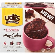 Udi's Gluten Free Brownie Mug Cake Mix, 8.4 oz. 4-Count