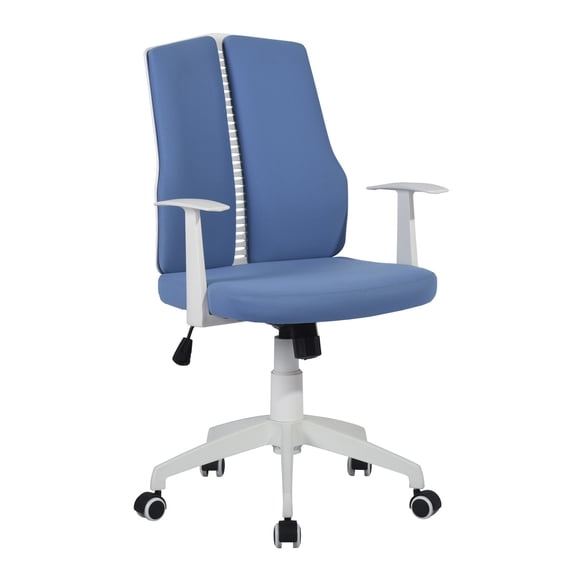 Homy Casa Home Office Chair Ergonomic Chair Office Chair with Mesh Seat/Lumbar Support/Armrest, Executive Rolling Swivel Adjustable Task Chair for Adults, Light Blue