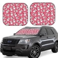 thumbnail image 1 of Saiise French Bulldog And Heart for Foldable Car Sun Shades (2-Pack) Offer Sun Protection with an Easy-fold Design for Convenient Windshield Shading-Small, 1 of 6