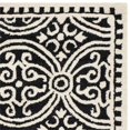 thumbnail image 4 of Safavieh Cambridge Collection CAM123E Handmade Moroccan Geometric Black and Ivory Premium Wool Area Rug (5' x 8'), 4 of 4