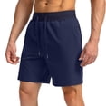 thumbnail image 5 of kamemir Compression Leggings for Men Men Compression Pants Workout Leggings for Running Sports Gym Pants(Navy,L), 5 of 5