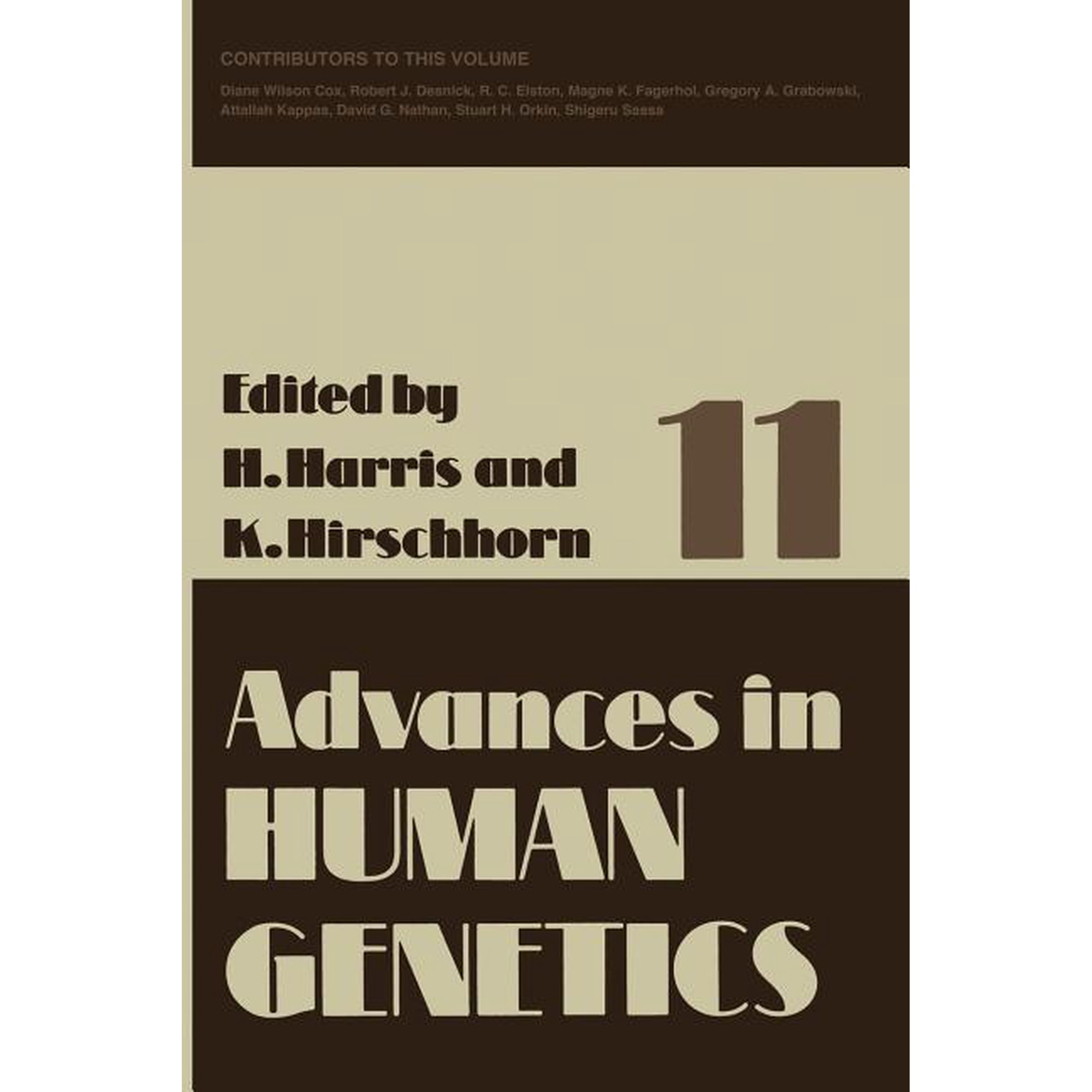 Advances in Human Genetics Advances in Human Genetics 11, Book 11, (Paperback)