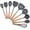 Black, variant on Full-Size Kitchen Utensils Set, 9- Large Cooking Utensils with Wooden Handles & Stainless Steel, Heat Resistant Grade Spatula Set for Nonstick Cookware