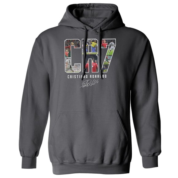 Sudadera con capucha Cup & Branch Tributo a Ronaldo gris 5XL