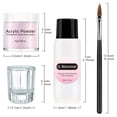 thumbnail image 2 of Acrylic Nail Enhancement Set, Acrylic Nail Powder, Suitable For Beginners, Suitable For Nail Extension Carving, Acrylic Nail Enhancement Articles Acrylic Liquid Monomer Acrylic Liquid Acrylic Nail Art, 2 of 5
