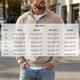 thumbnail image 6 of gbyLJF Mens Knit 1/4 Zip Pullover Solid Color Base Layer Sweater Long Sleeve Casual Tops Fall Winter Trendy Clothes, 6 of 6