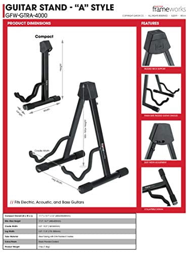 Gator "A" Style Guitar Stand