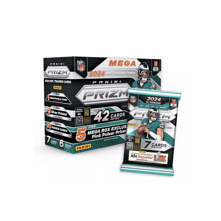 Free Shipping! Panini NFL Prizm 2024 Football Trading Card Mega