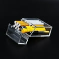 thumbnail image 3 of Acrylic Transparent Cigarette Case Portable Package Dust-proof Storage Box, 3 of 6