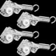 thumbnail image 1 of 4 Pieces Blind Wand Tilt Control Wand Tilter for 1 Inch Mini Blind Head Rail Blind Tilt Mechanism Replacement with D Shaped Gear Tilt Mechanism Hook Connection, 1 of 5