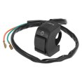 thumbnail image 1 of Unique Bargains Black 7/8' 22mm Motorcycle Handlebar Toggle Switch Headlight Switch with On Off Push Button, 1 of 7