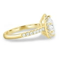 thumbnail image 5 of ESTE ORIGIN 2.62Ct Lab-Grown Diamond Pear Cut Halo Engagement Ring in 18K Yellow Gold for Women's, 5 of 8