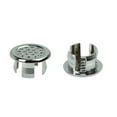 thumbnail image 1 of 10pcs Cover Drain Cap Sink Durable Overflow Ring Round Silver Kitchen, 1 of 3