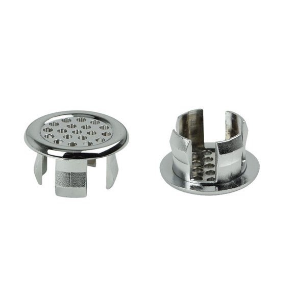 10 Pcs Couvercle de Bouchon d'Évier Durable Anneau Anti-Débordement Rond Argent Cuisine