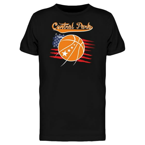 Central Park Basketball T-Shirt Men -Image by Shutterstock, Male 3X-Large