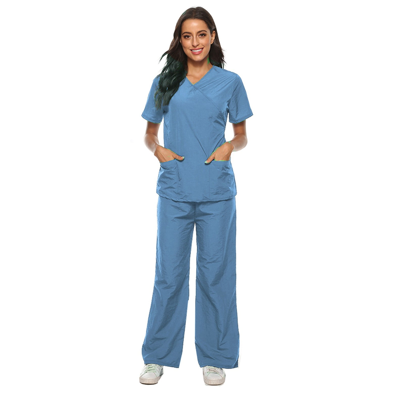 Scrubs for Women Set Jogger Pants Clearance Sale 2023 Plus Size Nurse