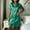 Green, variant on Tranfacy Women Summer Sleepshirt Solid Open Front Short Sleeve Dress Casual Indoor Loungewear