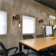 thumbnail image 3 of Juego de 2 lámparas de pared industriales, iluminación de pared vintage, lámpara de pared con polea, iluminación interior para bar, dormitorio, sala de estar, restaurante, cafetería, pasillo, 3 of 4