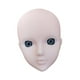 thumbnail image 3 of Cabeza de muñeca de maquillaje de práctica a escala 1/6 para muñecas articuladas de 30 cm, accesorios lisos. ojos grises, 3 of 9