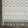 thumbnail image 4 of Nourison Elwood Moroccan Modern Ivory/Slate 2'2" x 8'2" Area Rug, (2' x 8'), 4 of 7
