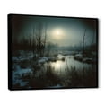 thumbnail image 2 of Designart "Winter Tree In Black And White Photography I" Tree Floater Framed Canvas Wall Art, 2 of 5