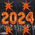 thumbnail image 3 of PMU Magic Shiny Starburst 22 Inch Mylar Foil Balloon - Orange - Party Decoration Accesory (1/Pkg) Pkg/1, 3 of 6