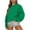Green, variant on QUYUON Womens Tunic Sweatshirts Clearance Crewneck Sweatshirts Women Polyester Long Sleeve Crew Neck Solid Tunic Tops Style S-1062 Stretch Ladies Long Sleeve Casual Tops Athletic Fit Shirts Navy XXL