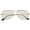 Silver / Pink, variant on sunglassLA Unisex Classic Teardrop Full Metal Flash Mirrored Flat Lens Aviator Sunglasses (Silver / Pink) - 56mm